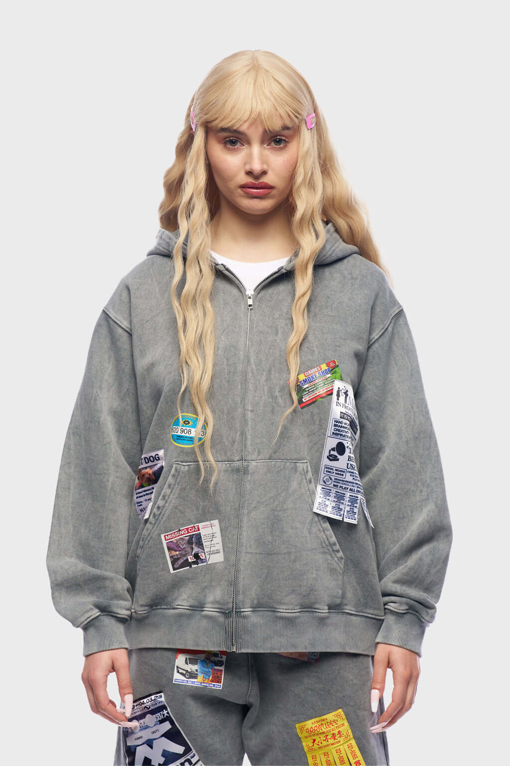 What A Mess Ads Zip-up Hoodie