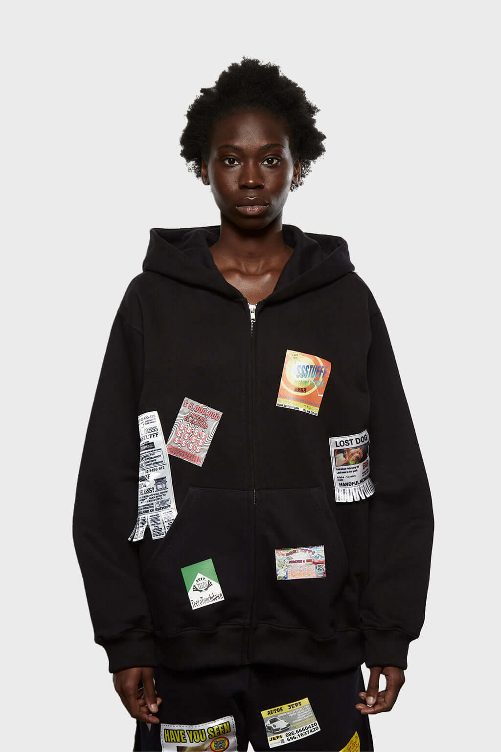 What A Mess Ads Zip-up Hoodie