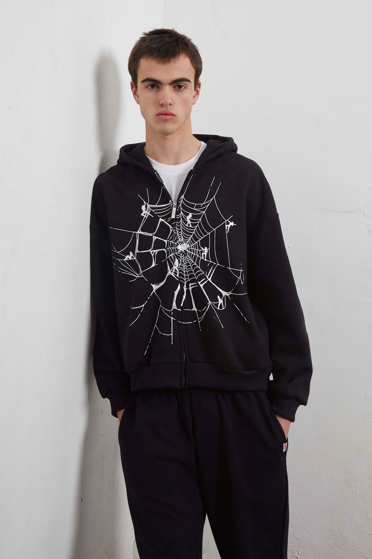 Spider Zip-Up Cropped