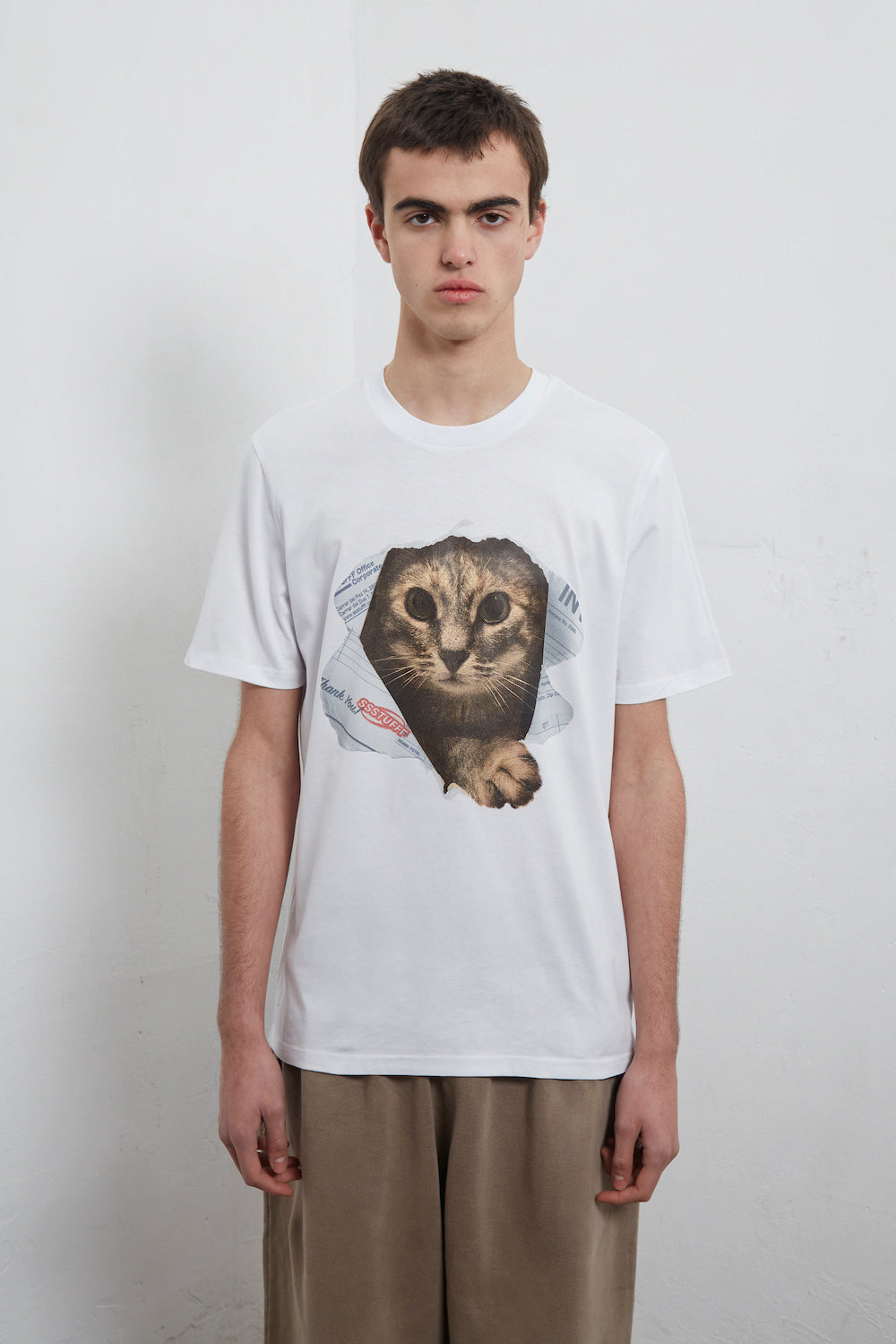 Broken Paper Cat Tee