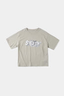 SSS2FFF Toro Tee beige cotton t-shirt with bull graphic