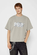 SSS2FFF Toro Tee beige cotton t-shirt with bull graphic