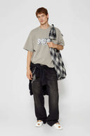 SSS2FFF Toro Tee beige cotton t-shirt with bull graphic