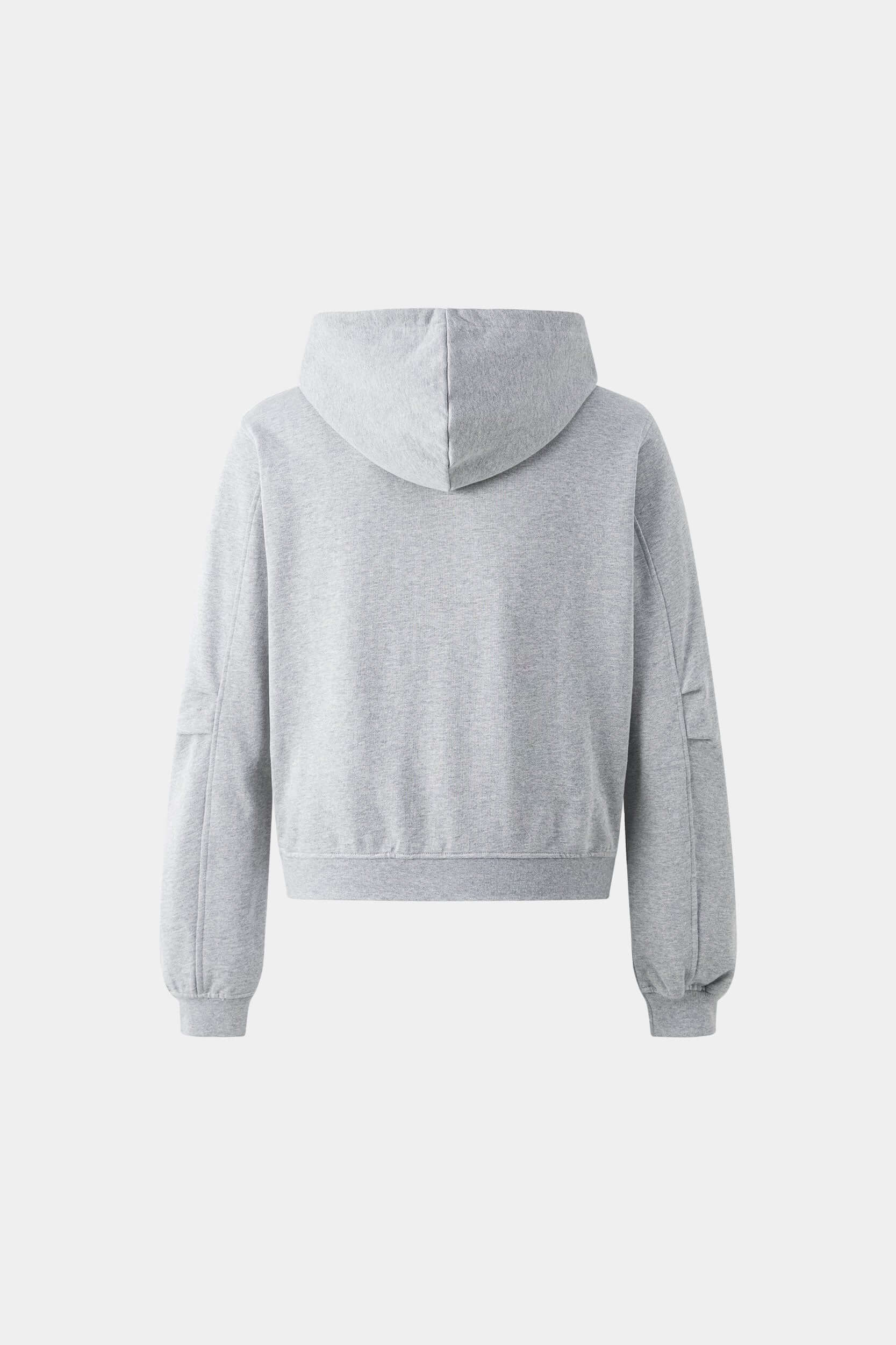UV Embroidery Zip Up | UV-Reactive French Terry Hoodie with Two