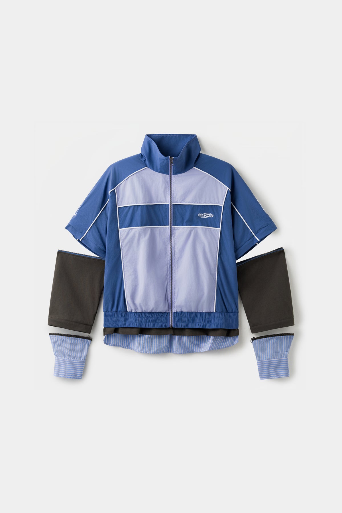 Front view in a second configuration, with the outer layer removed.