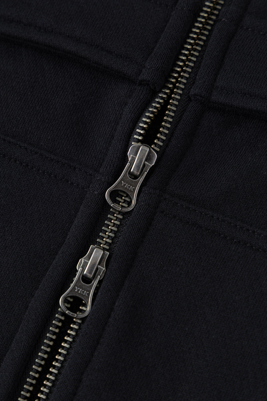 Close-up of the ribbed cuff.