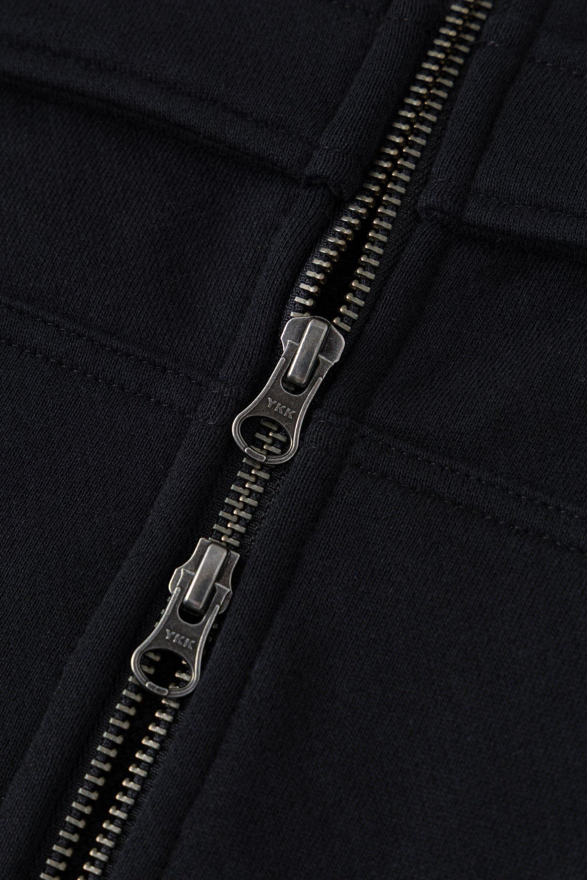 Close-up of the ribbed cuff.