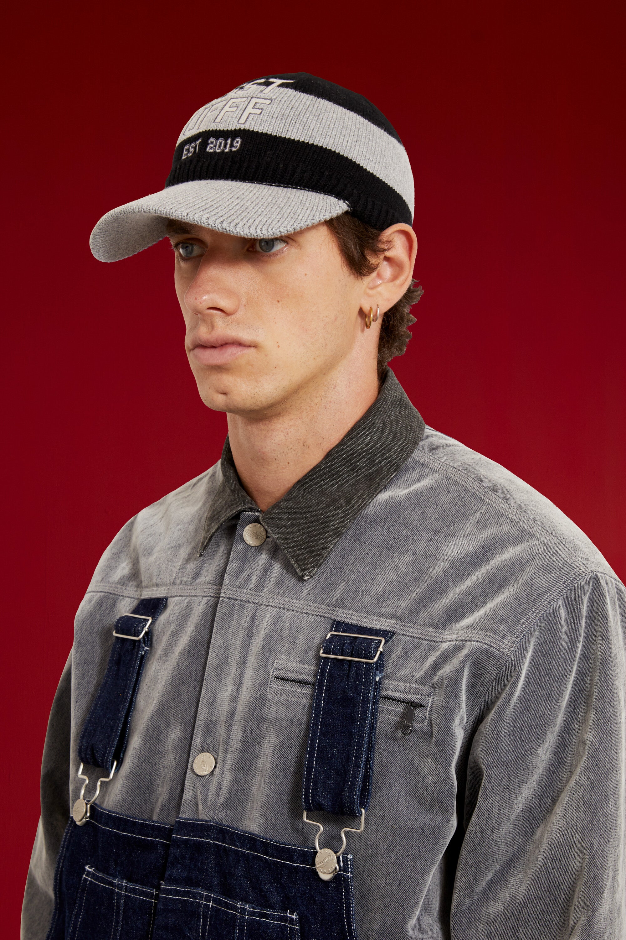 Striped Knitted Cap