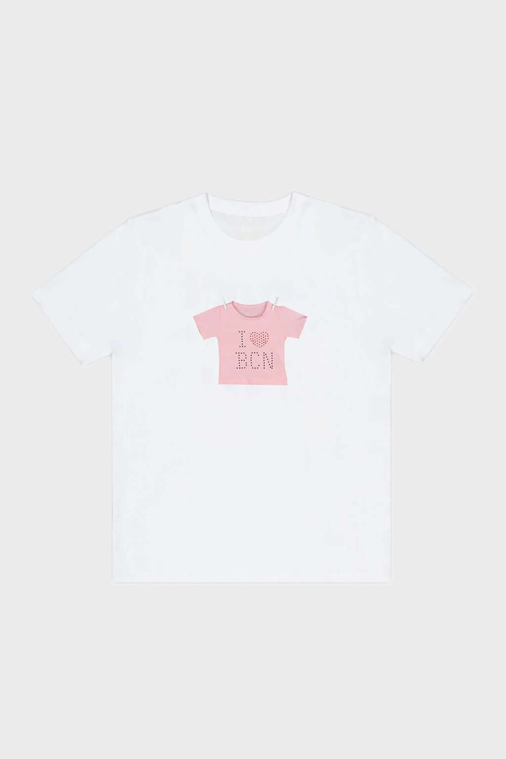 I Love BCN Mini Tee White