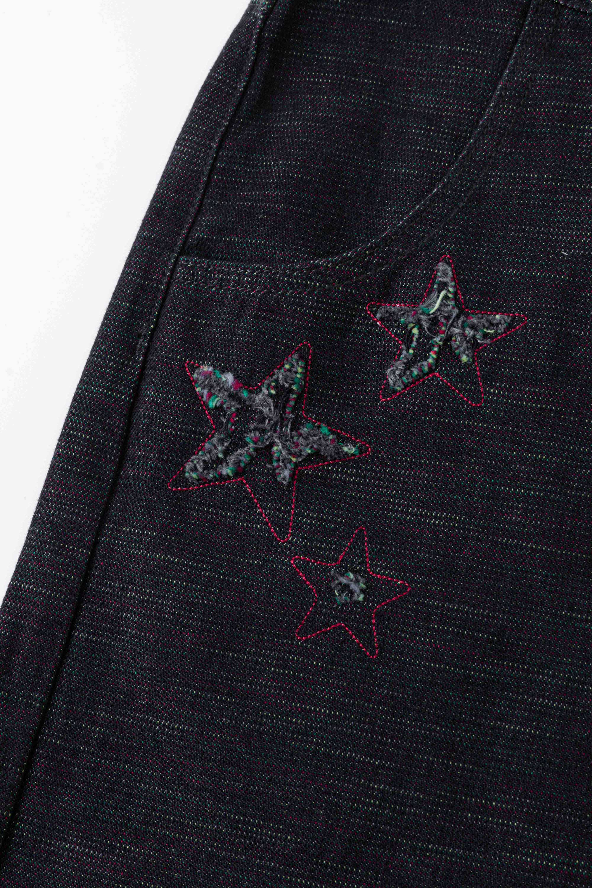 Starfff Embroidery Denim Shorts