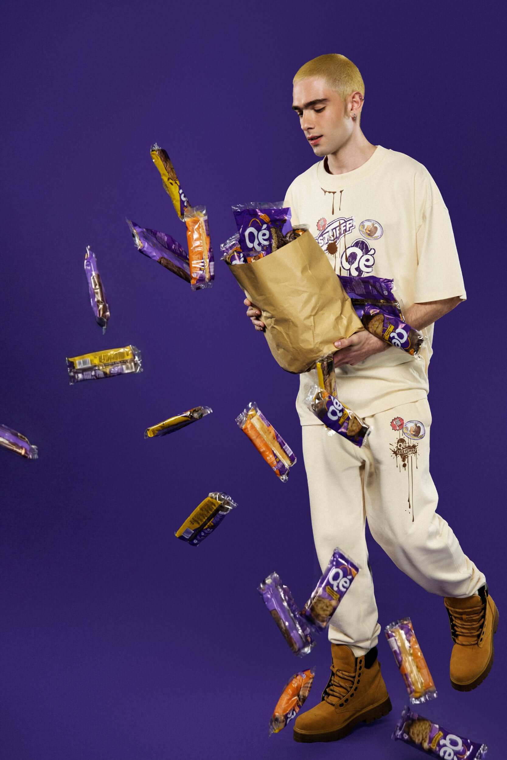 SSSTUFFF x Qé! Chocolate Scented Sweatpants