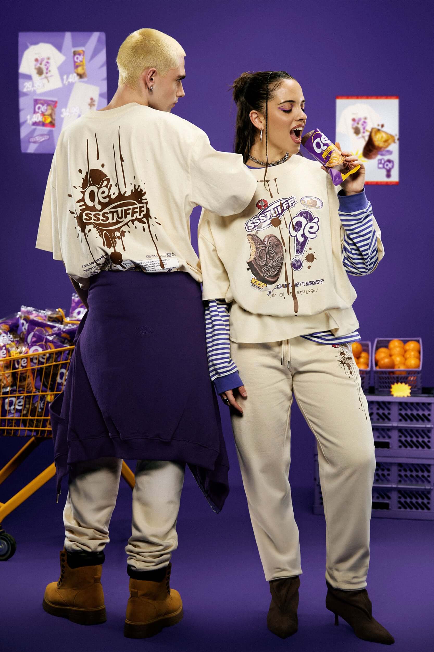 SSSTUFFF x Qé! Chocolate Scented Sweatpants