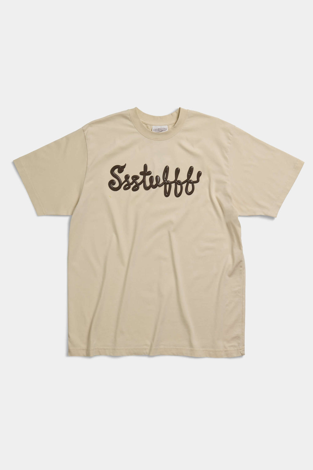 Cream Letters Logo Tee