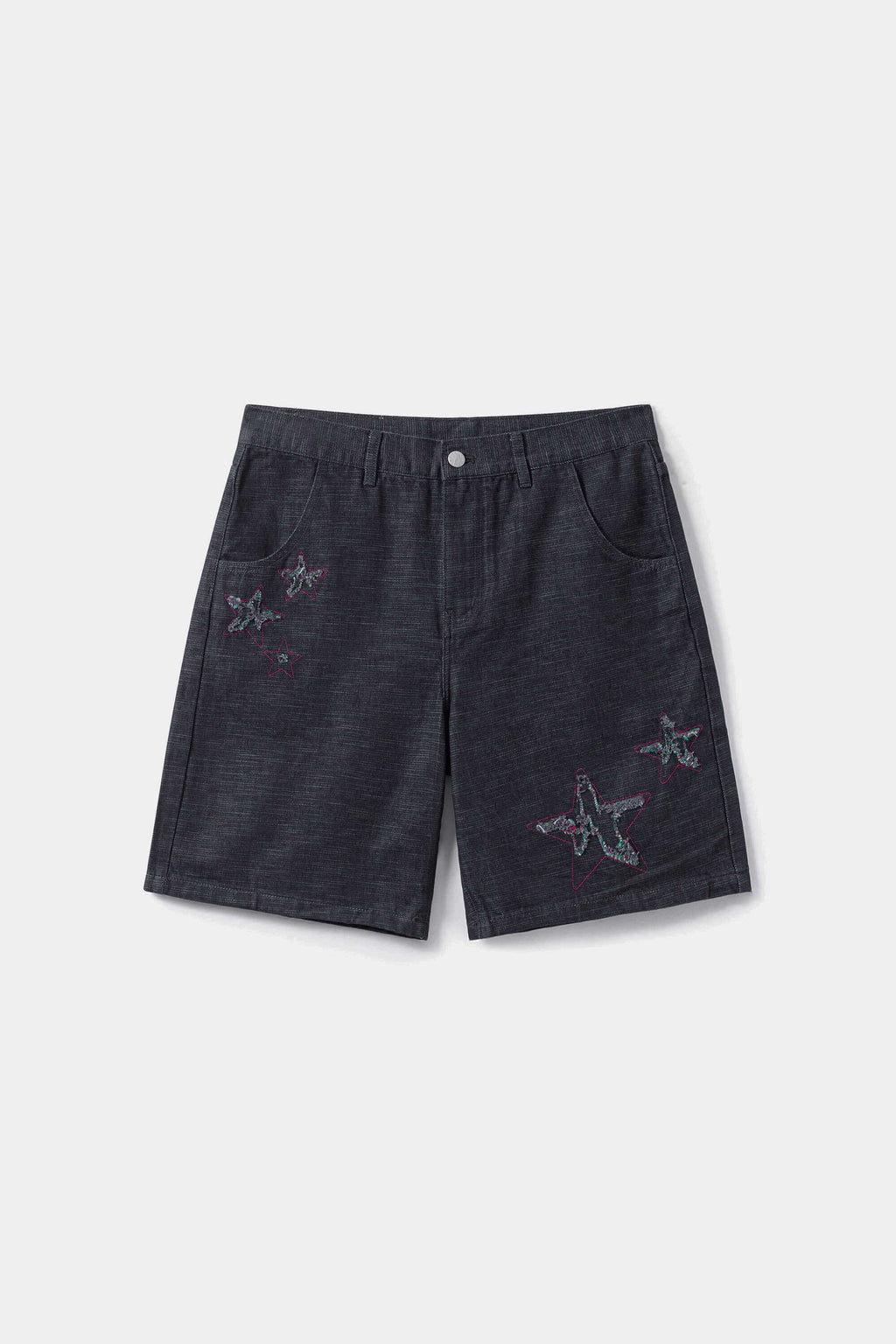 Starfff Embroidery Denim Shorts