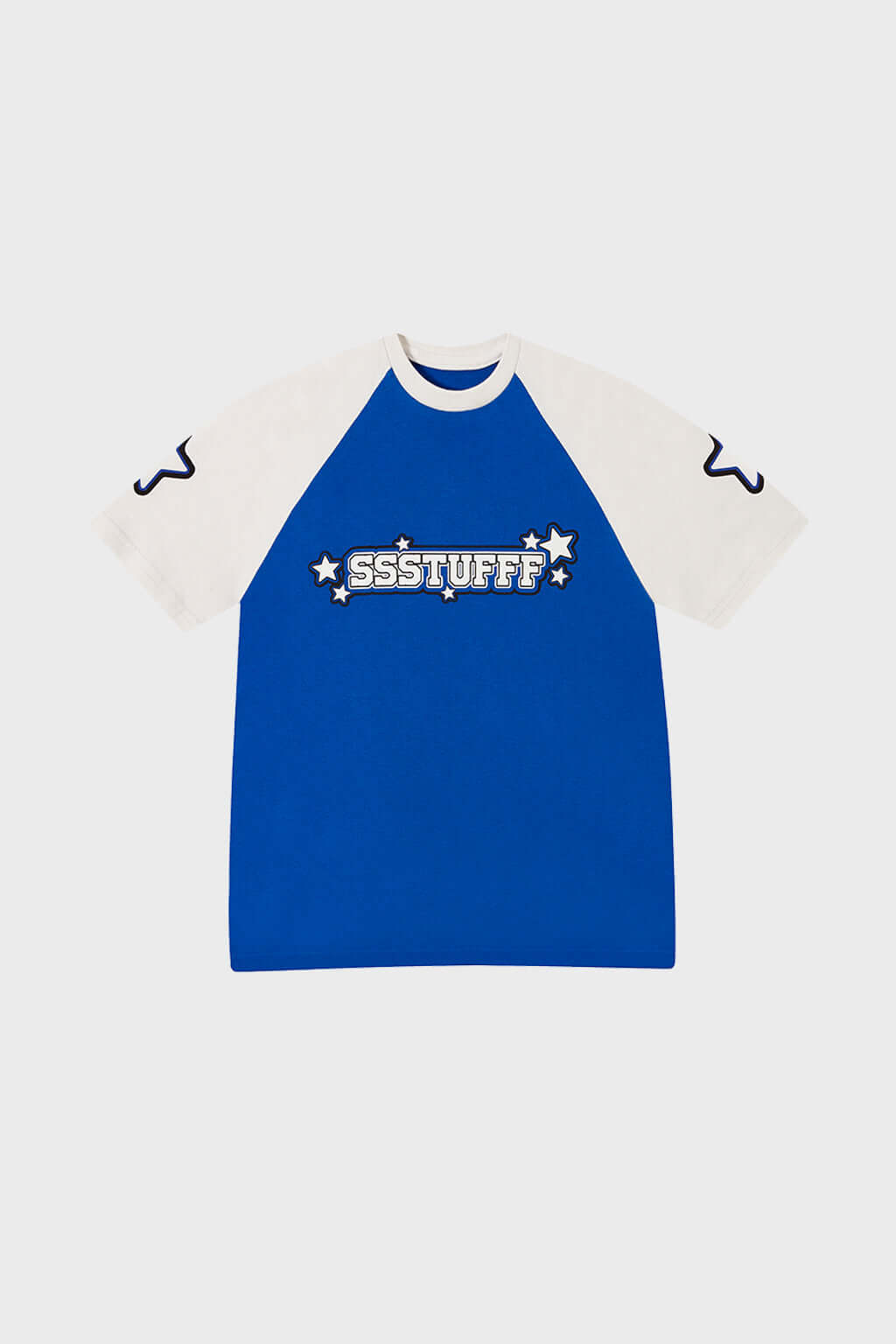 Raglan Stars Baby Tee (Puffy)