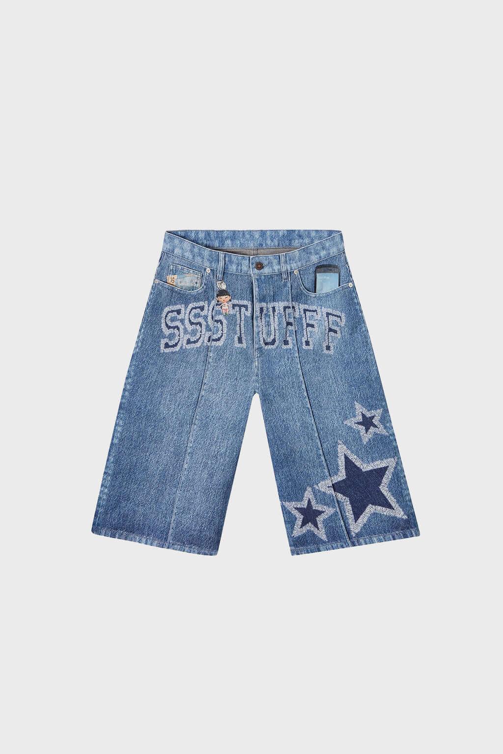 Better Call Elon Denim Shorts