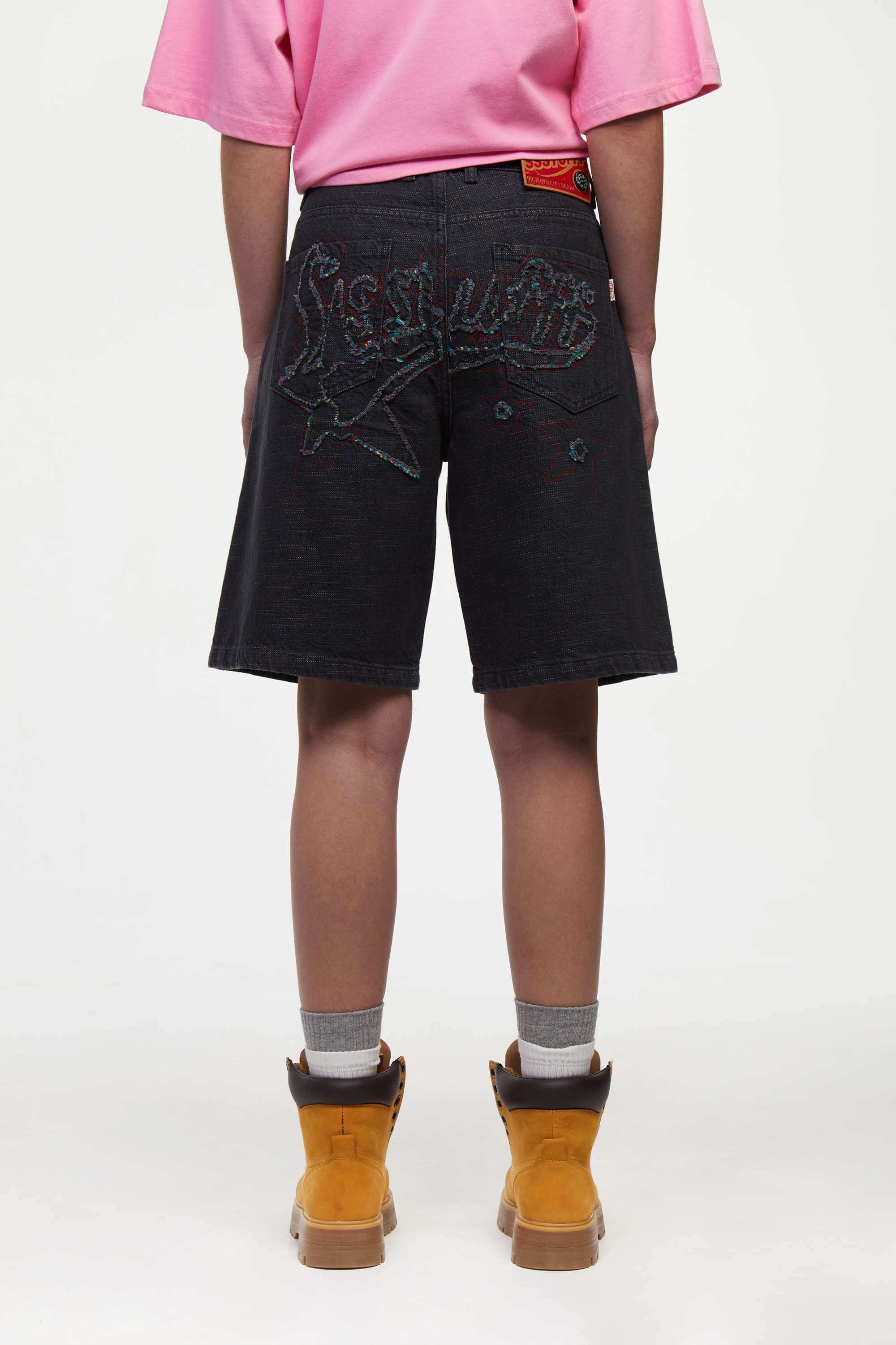 Starfff Embroidery Denim Shorts