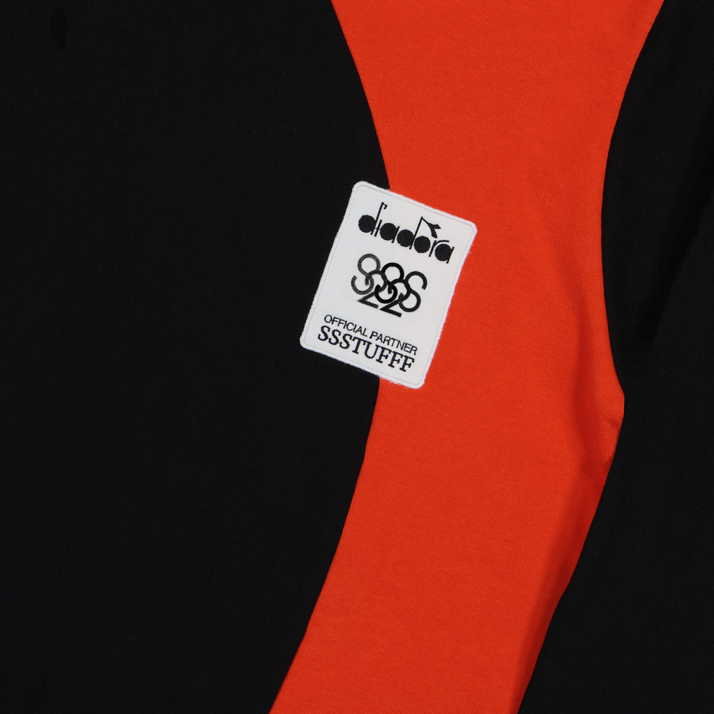 SSSTUFFF x Diadora ¨The Hoodie of Dark and Fire¨ Black