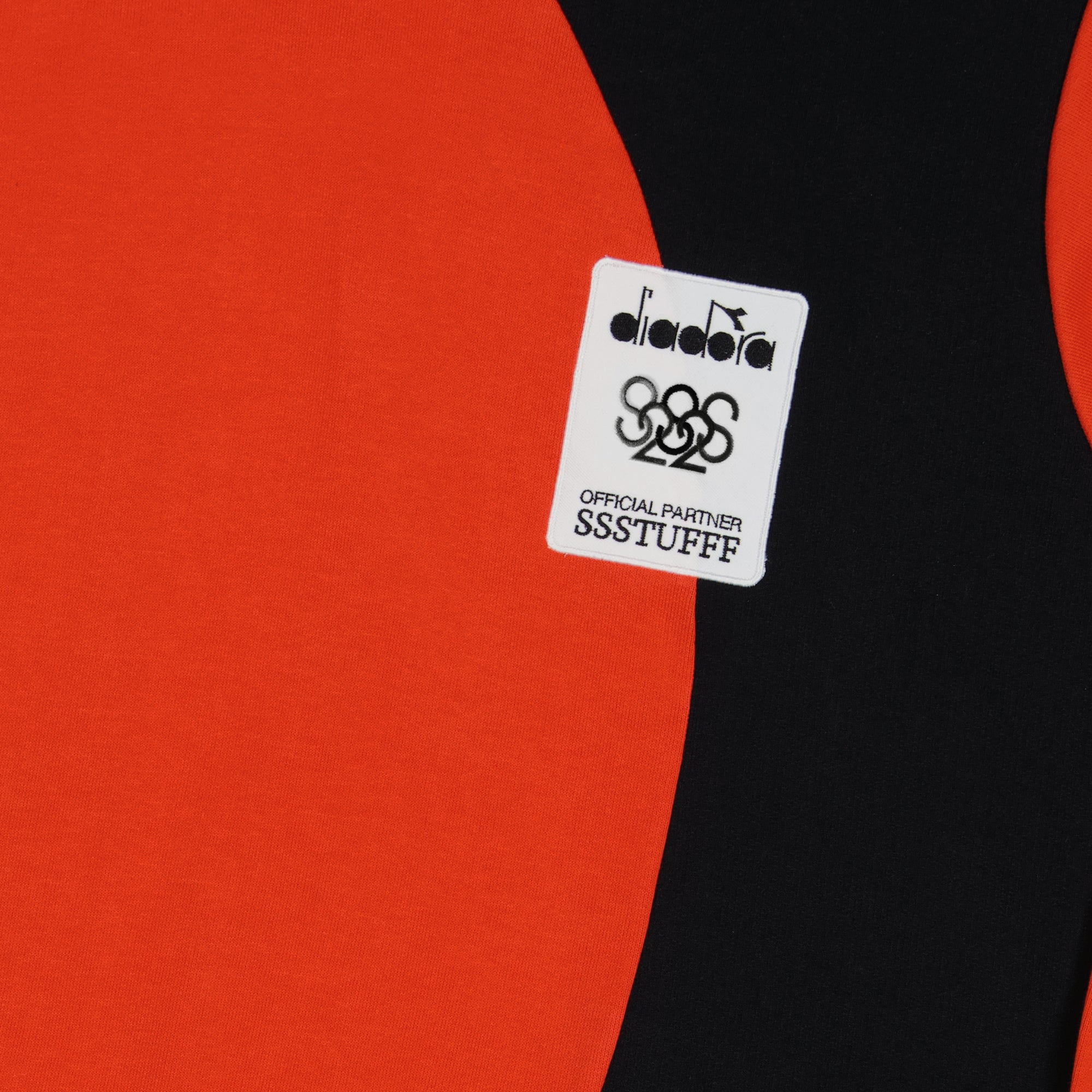 SSSTUFFF x Diadora ¨The Hoodie of Dark and Fire¨ Red